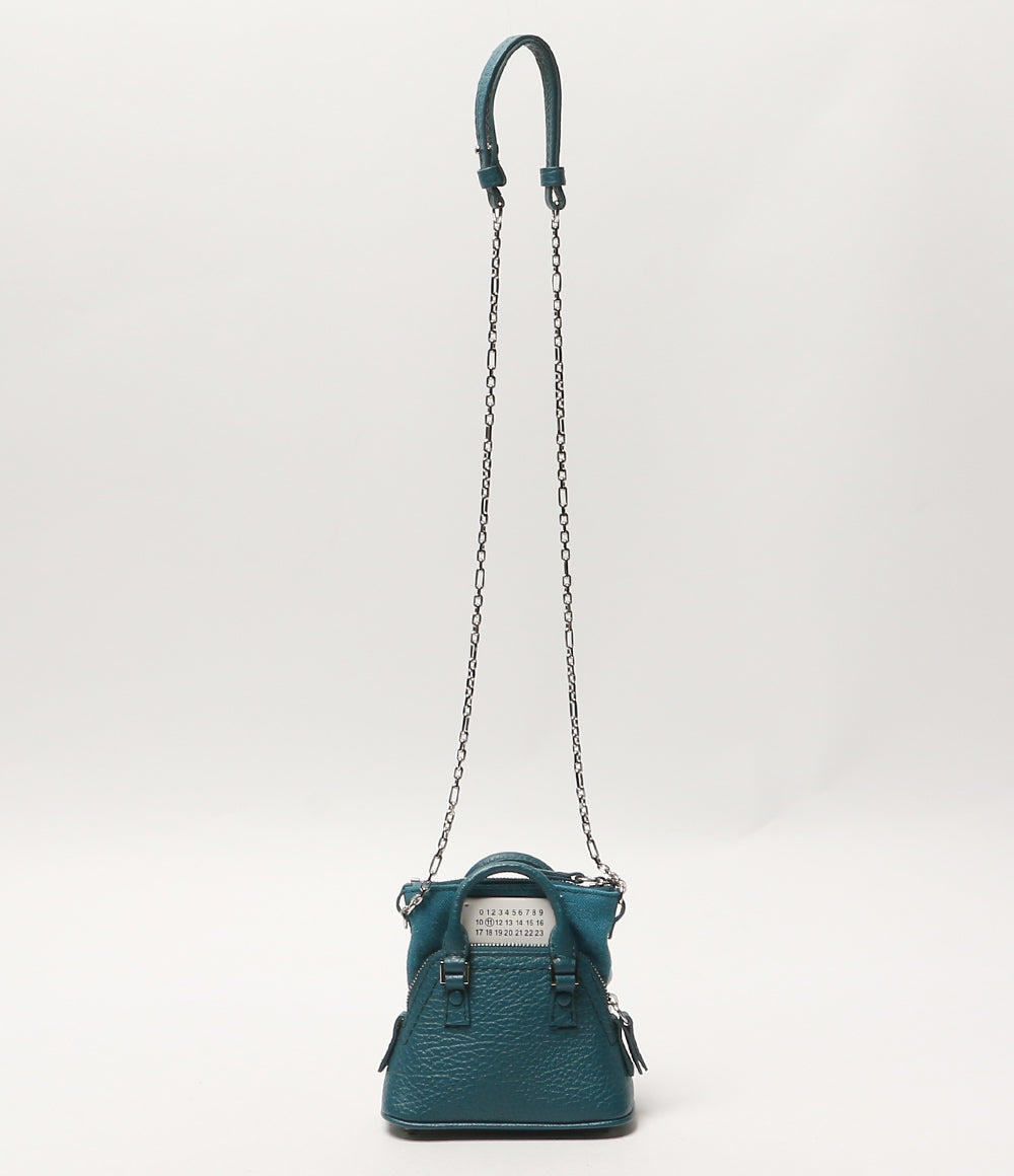 美品 Maison Margiela ショルダーバッグ 5AC CLASSIQUE BABY BLUE レディース メゾンマルジェラ