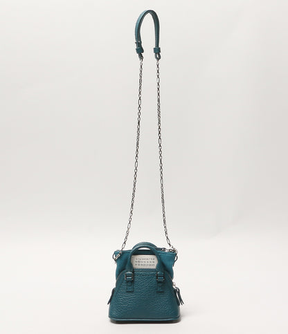 美品 Maison Margiela ショルダーバッグ 5AC CLASSIQUE BABY BLUE レディース メゾンマルジェラ