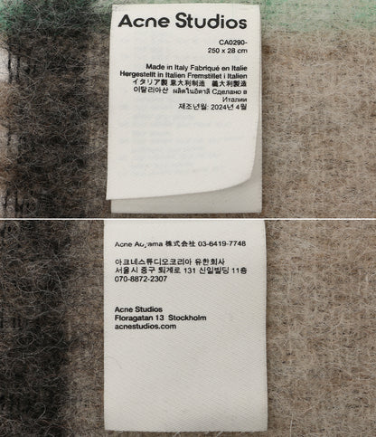 ACNE STUDIOS ストール モヘアウールフリンジスカーフ CA0290 レディース SIZE 250×28cm アクネストゥディオズ