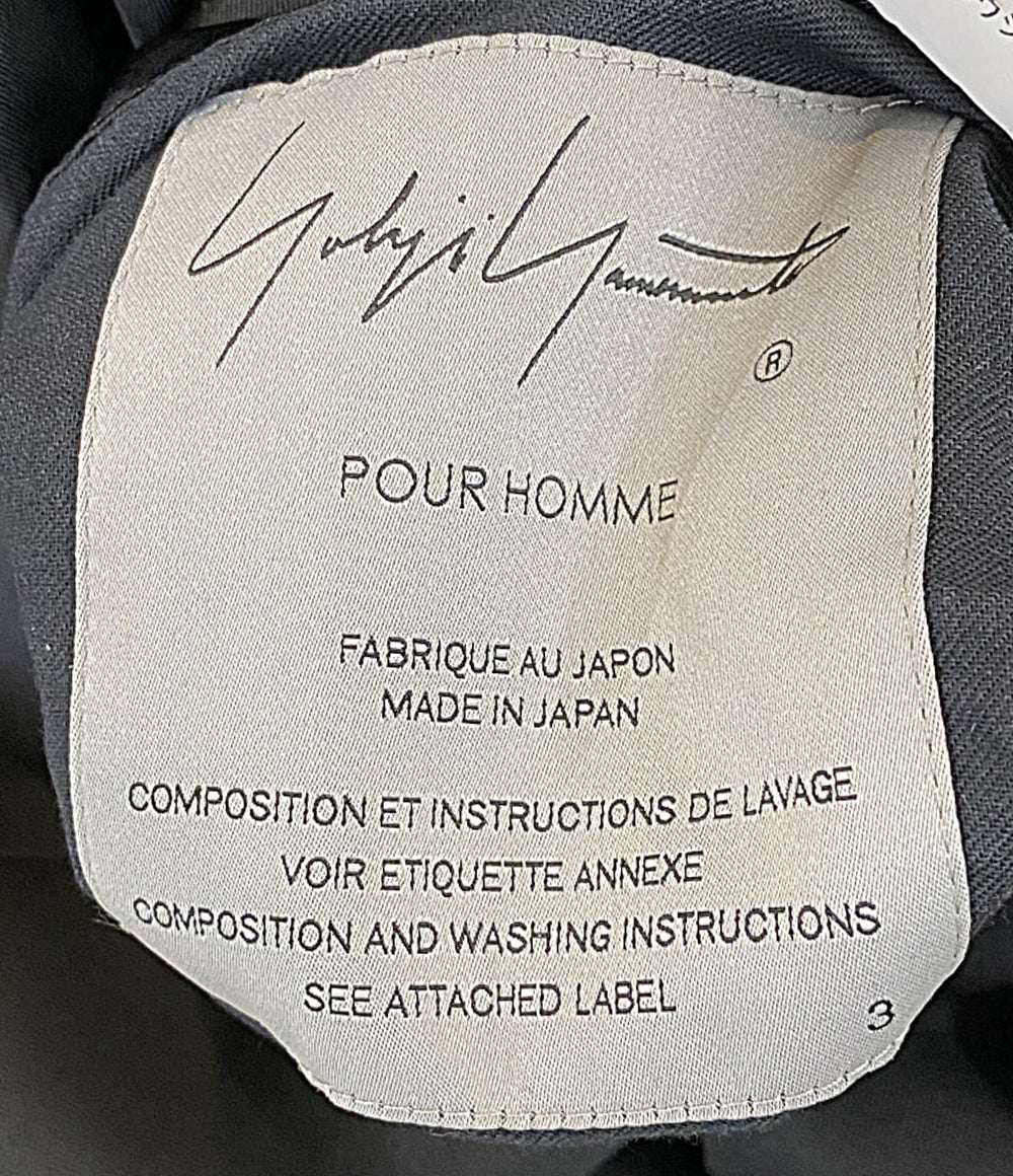 YOHJI YAMAMOTO POUR HOMME テーラードジャケット 25AW HL-J25-835 メンズ SIZE 3 ヨウジヤマモトプールオム
