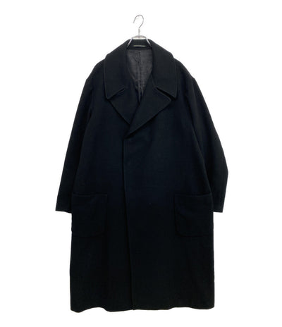 YOHJI YAMAMOTO POUR HOMME コート AIRY MOSSER SNAP BUTTON LONG COAT 25AW HL-C06-102 メンズ SIZE 1 ヨウジヤマモトプールオム