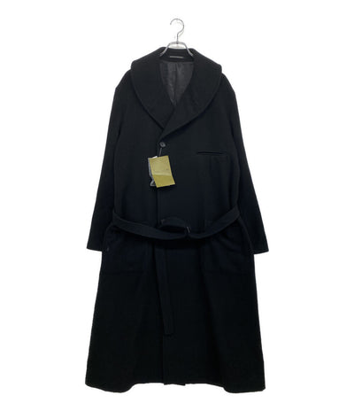 YOHJI YAMAMOTO POUR HOMME コート AIRY MOSSER SHAWL COLLAR COAT 25AW HM-C06-102 メンズ SIZE 3 ヨウジヤマモトプールオム