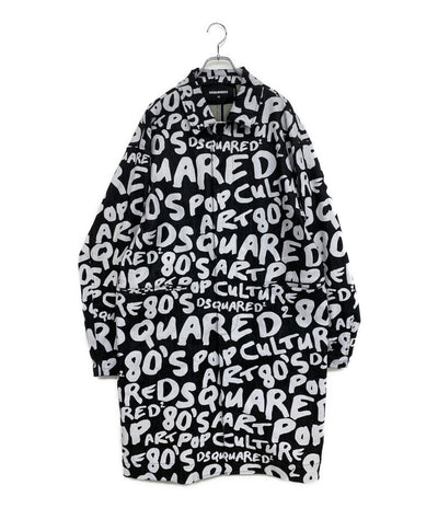 美品 DSQUARED2 デニムコート 80's ポップロゴ 24SS S74AH0110 メンズ SIZE 52 ディースクエアード