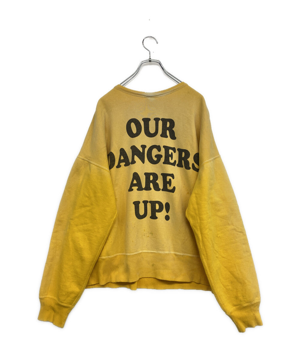 SAINT MICHAEL スウェット CRW SWEAT LMB OF GD YELLOW メンズ SIZE XL セントマイケル