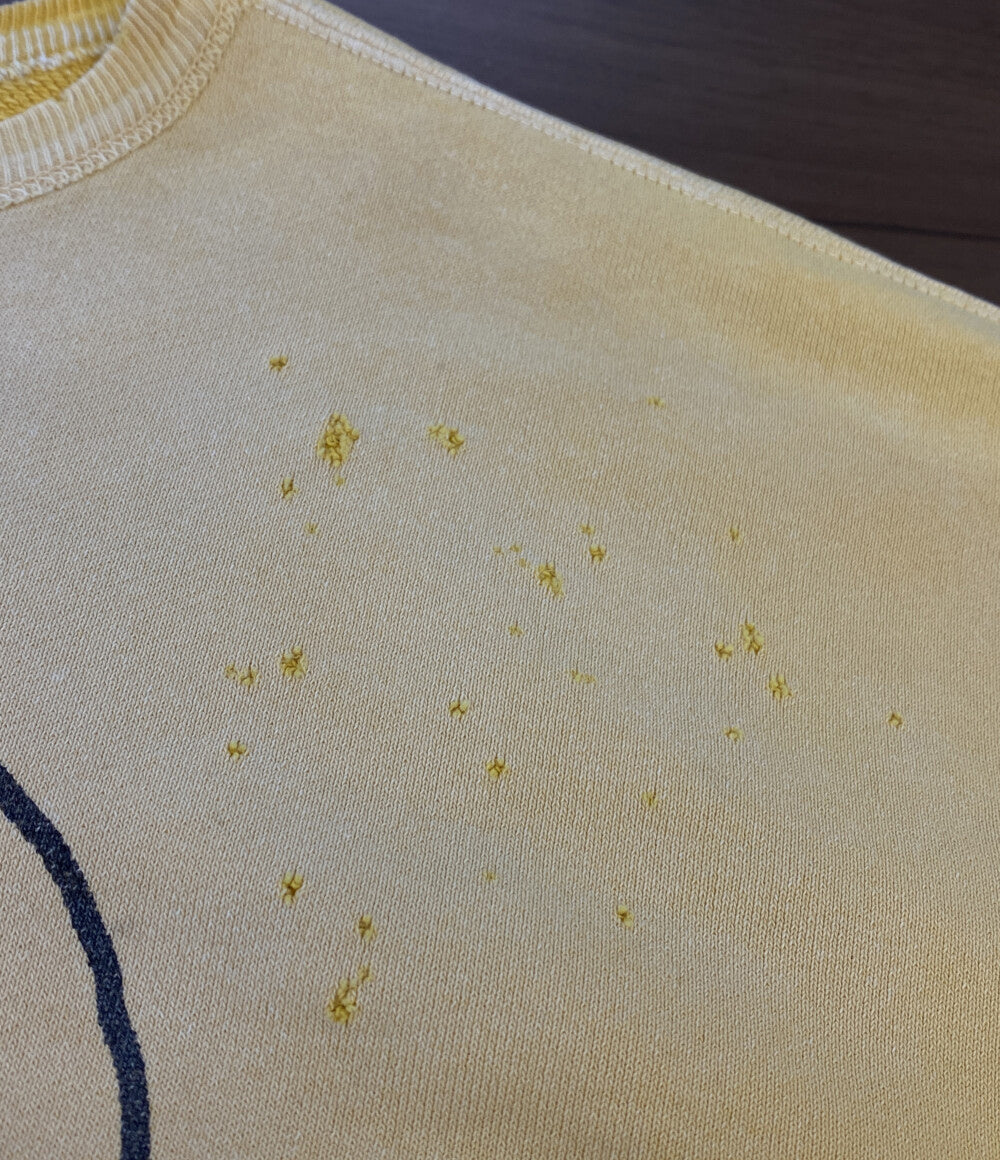 SAINT MICHAEL スウェット CRW SWEAT LMB OF GD YELLOW メンズ SIZE XL セントマイケル