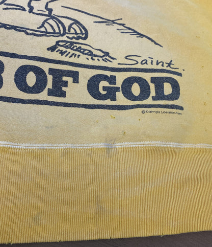 SAINT MICHAEL スウェット CRW SWEAT LMB OF GD YELLOW メンズ SIZE XL セントマイケル