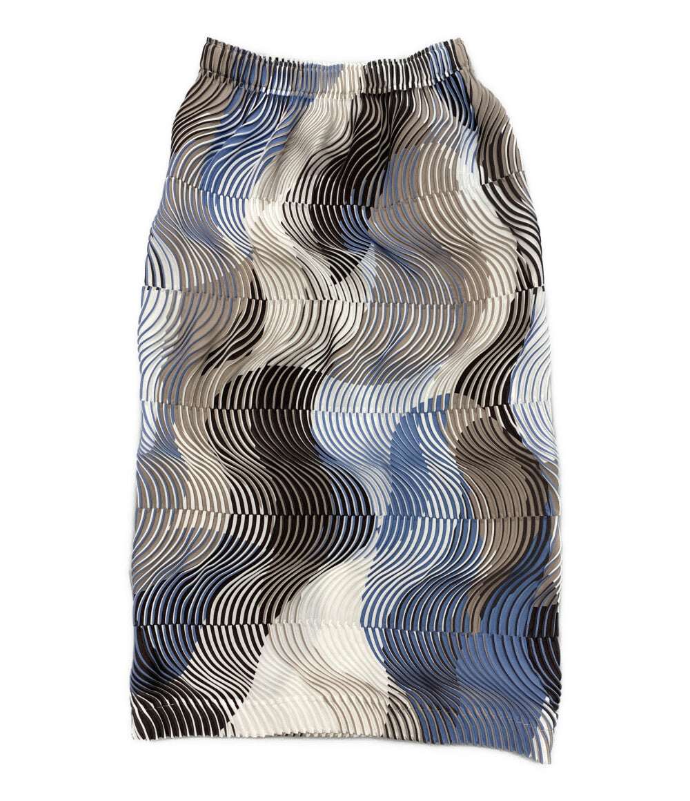 美品 A-POC ABLE ISSEY MIYAKE エイポックエイブル イッセイミヤケ スカート 25SS AT51FG051 レディース SIZE 1