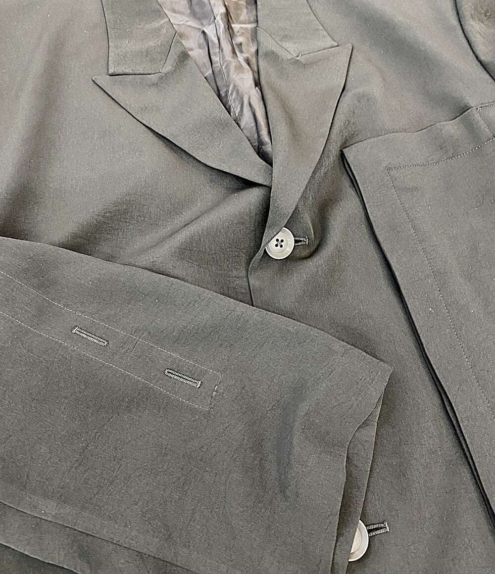 YOHJI YAMAMOTO POUR HOMME テーラードジャケット TA TUXEDO BUTTON DETAIL JACKET 25SS HP-J33-500 メンズ SIZE 2 ヨウジヤマモトプールオム