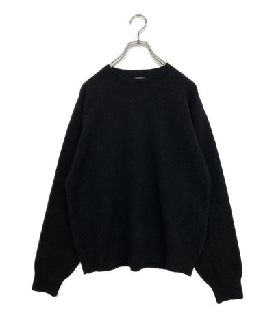 美品 COMOLI ラムズウール クルーネックニット 25AW C03-06007 メンズ SIZE 3 コモリ