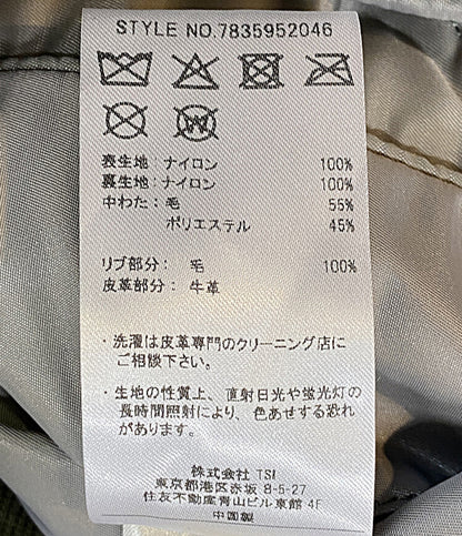 AVIREX ミリタリージャケット MA-1 GREY Aー2／Gー1 25AW 7835952046 メンズ SIZE XL アヴィレックス
