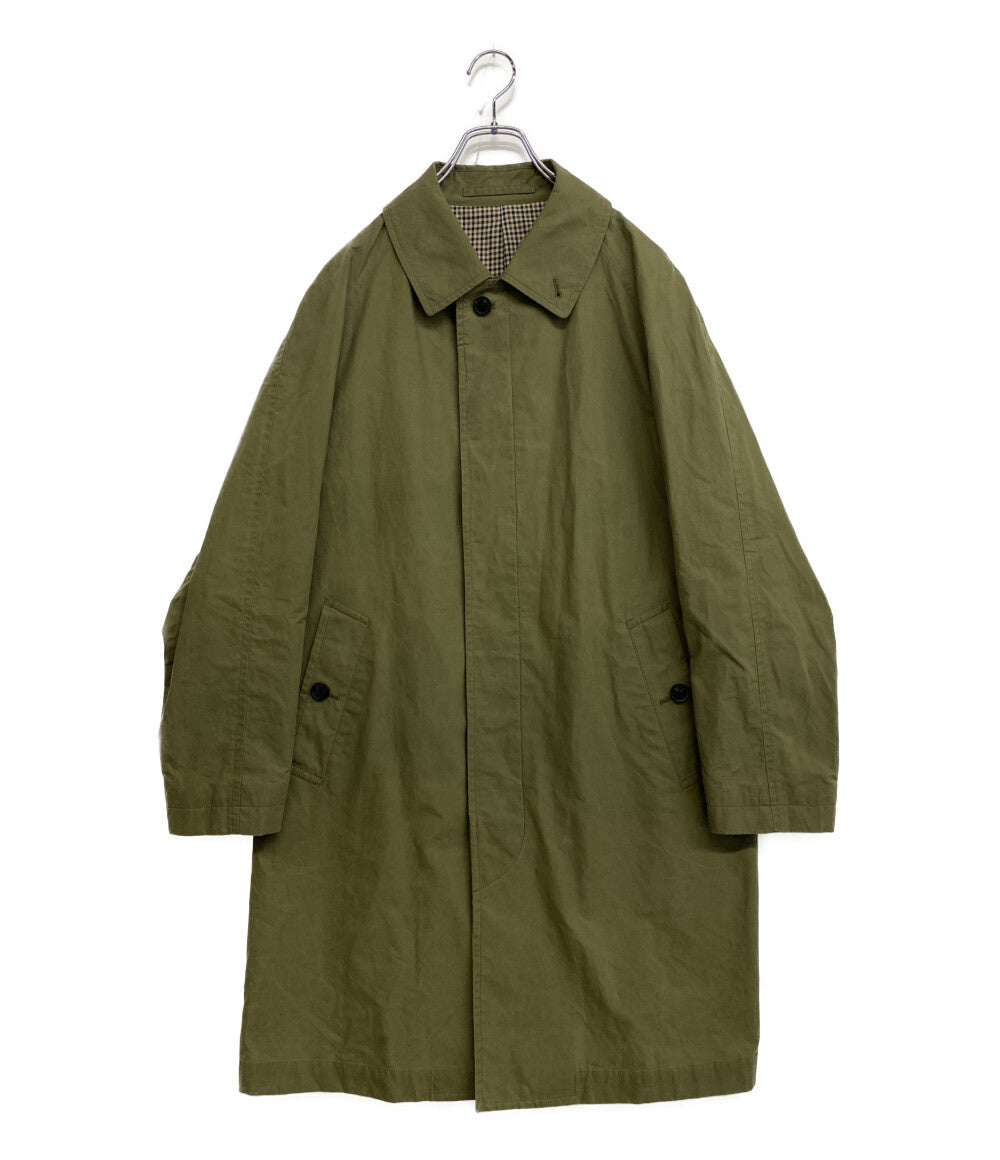 TOMORROWLAND PILGRIM ピルグリム ライトワックスコットン バルカラーコート 23SS メンズ SIZE XS トゥモローランド