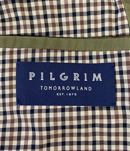 TOMORROWLAND PILGRIM ピルグリム ライトワックスコットン バルカラーコート 23SS メンズ SIZE XS トゥモローランド