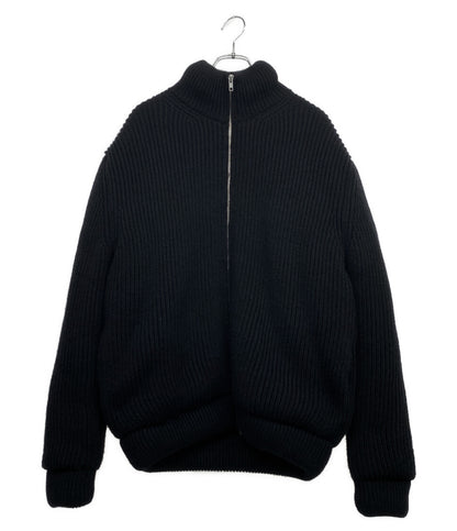 MM6 ドライバーズニット中綿ブルゾン 25AW レディース SIZE M エムエムシックス