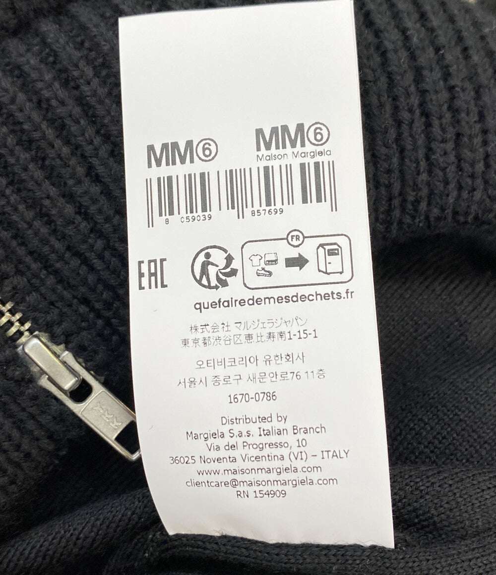 MM6 ドライバーズニット中綿ブルゾン 25AW レディース SIZE M エムエムシックス