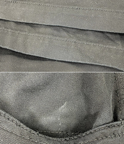 COMME des GARCONS HOMME PLUS パンツ ロゴタブ 製品染めコットン 1タック ワイドパンツ 23SS HK-P022 メンズ SIZE XS コムデギャルソンオムプリュス