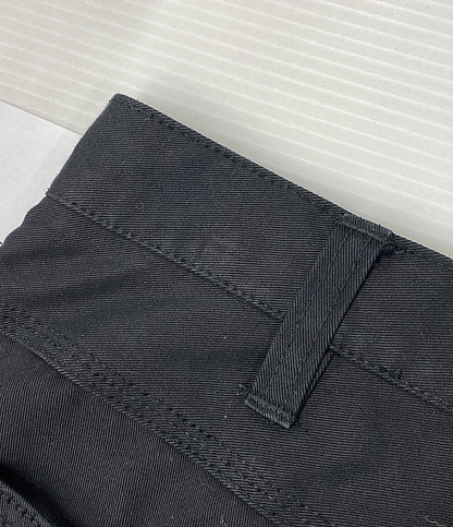 COMME des GARCONS HOMME PLUS パンツ ロゴタブ 製品染めコットン 1タック ワイドパンツ 23SS HK-P022 メンズ SIZE XS コムデギャルソンオムプリュス
