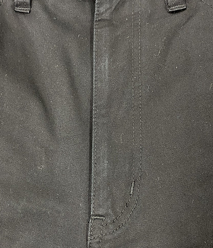 COMME des GARCONS HOMME PLUS パンツ ロゴタブ 製品染めコットン 1タック ワイドパンツ 23SS HK-P022 メンズ SIZE XS コムデギャルソンオムプリュス