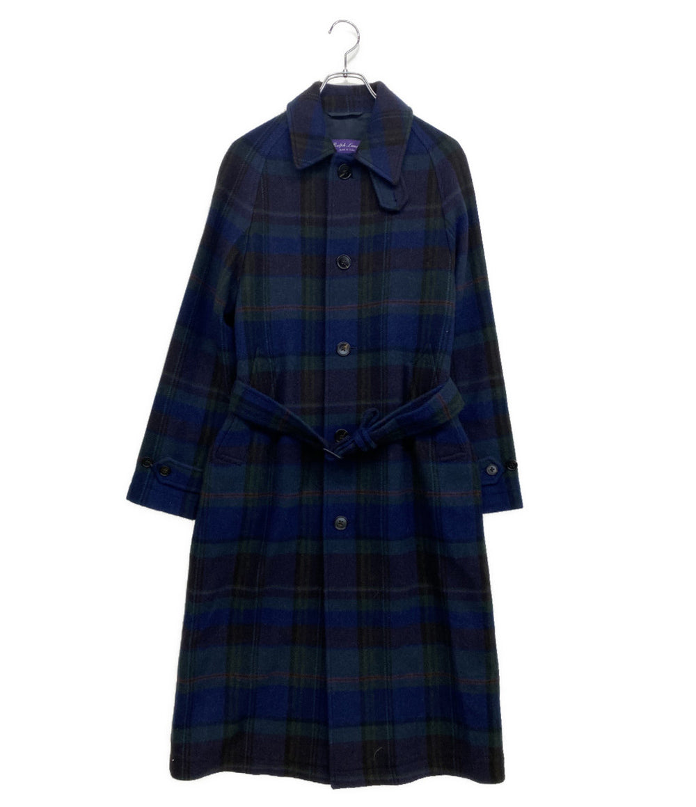 ralph lauren purple label コート PLAID WOOL TWILL BALMACAAN TOPCOAT メンズ SIZE 36S ラルフローレンパープルレーベル