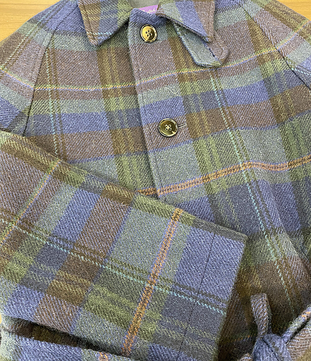 ralph lauren purple label コート PLAID WOOL TWILL BALMACAAN TOPCOAT メンズ SIZE 36S ラルフローレンパープルレーベル