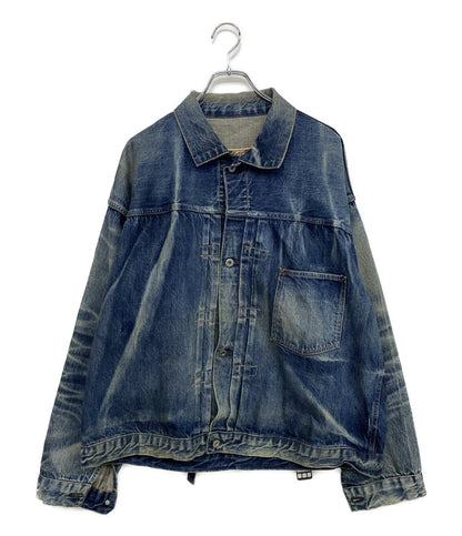 SAINT Mxxxxxx デニムジャケット ボタンフライデニムジャケット 25SS SM-HR8-0000-C39 メンズ SIZE XL セントマイケル