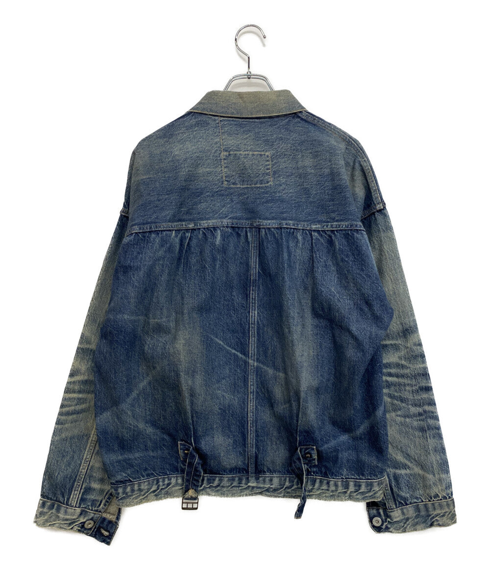 TOLQ トロンプルイユ プリンテッドデニムジャケット メンズ SIZE 38 (S