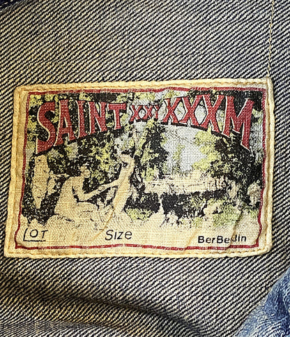 SAINT Mxxxxxx デニムジャケット ボタンフライデニムジャケット 25SS SM-HR8-0000-C39 メンズ SIZE XL セントマイケル