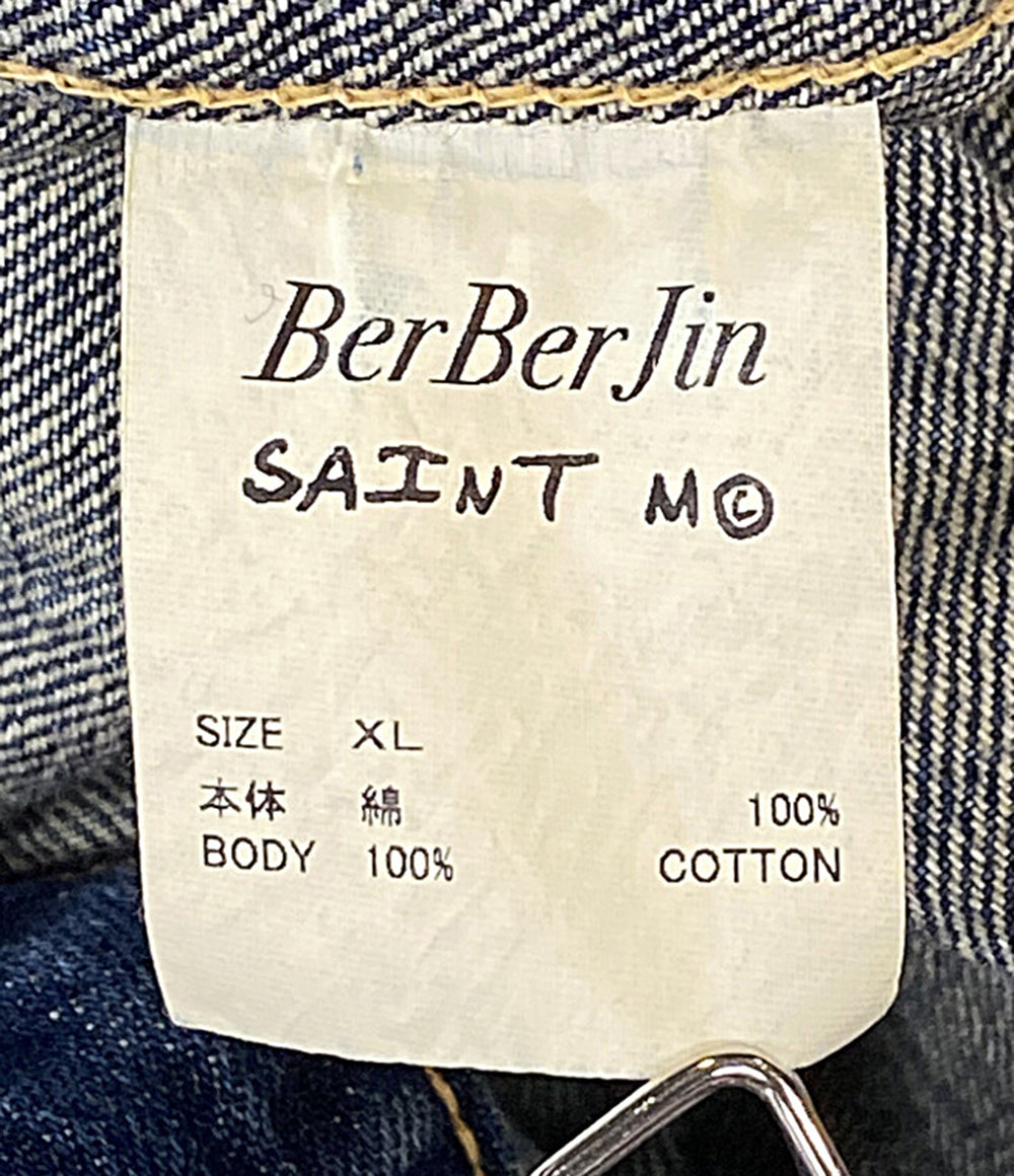 SAINT Mxxxxxx デニムジャケット ボタンフライデニムジャケット 25SS SM-HR8-0000-C39 メンズ SIZE XL セントマイケル
