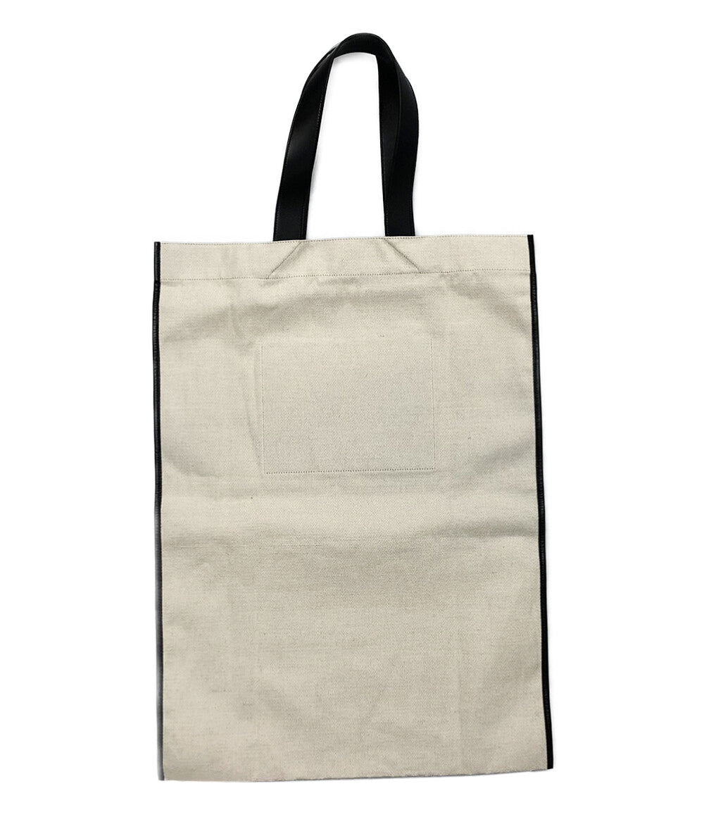 美品 JIL SANDER トートバッグ FLAT SHOPPER アイボリー メンズ ジルサンダー