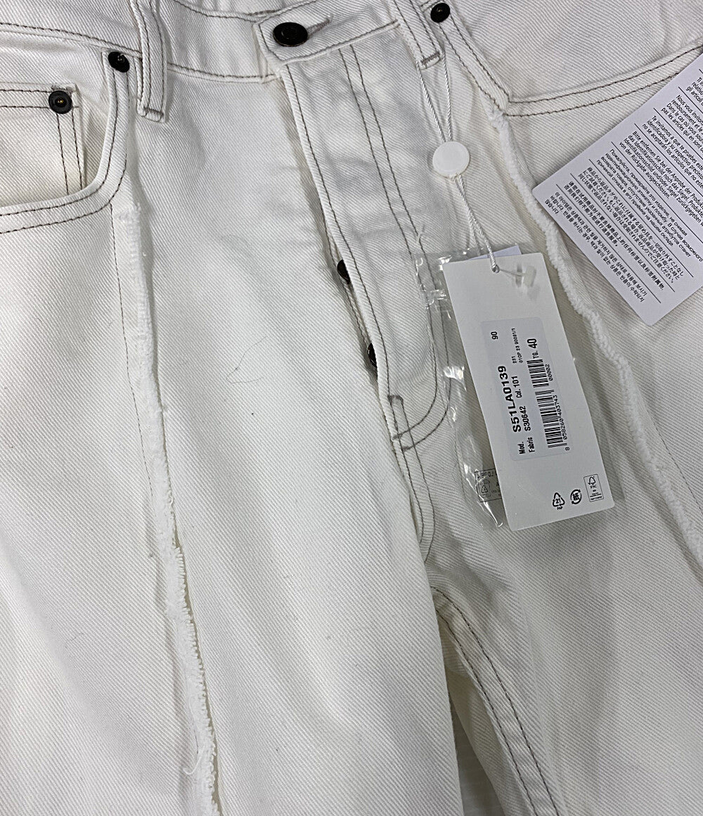 美品 Maison Margiela 1 デニムパンツ 再構築スリムデニムパンツ 23SS S51LA0139 メンズ SIZE 40 メゾンマルジェラ