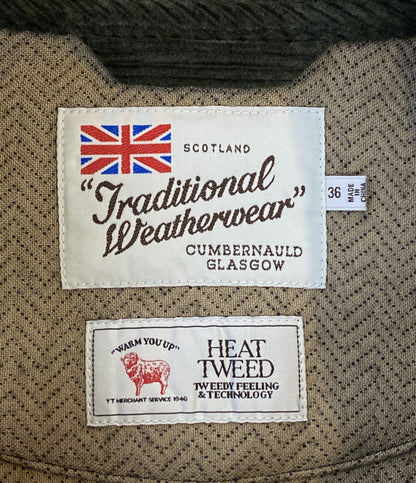 Traditional Weatherwear ジャケット WAVERLY STUDS SHORT HEAT TWEED メンズ SIZE 36 トラディショナルウェザーウェア