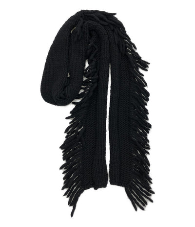 DRIES VAN NOTEN フリンジウールマフラー レディース ドリスヴァンノッテン