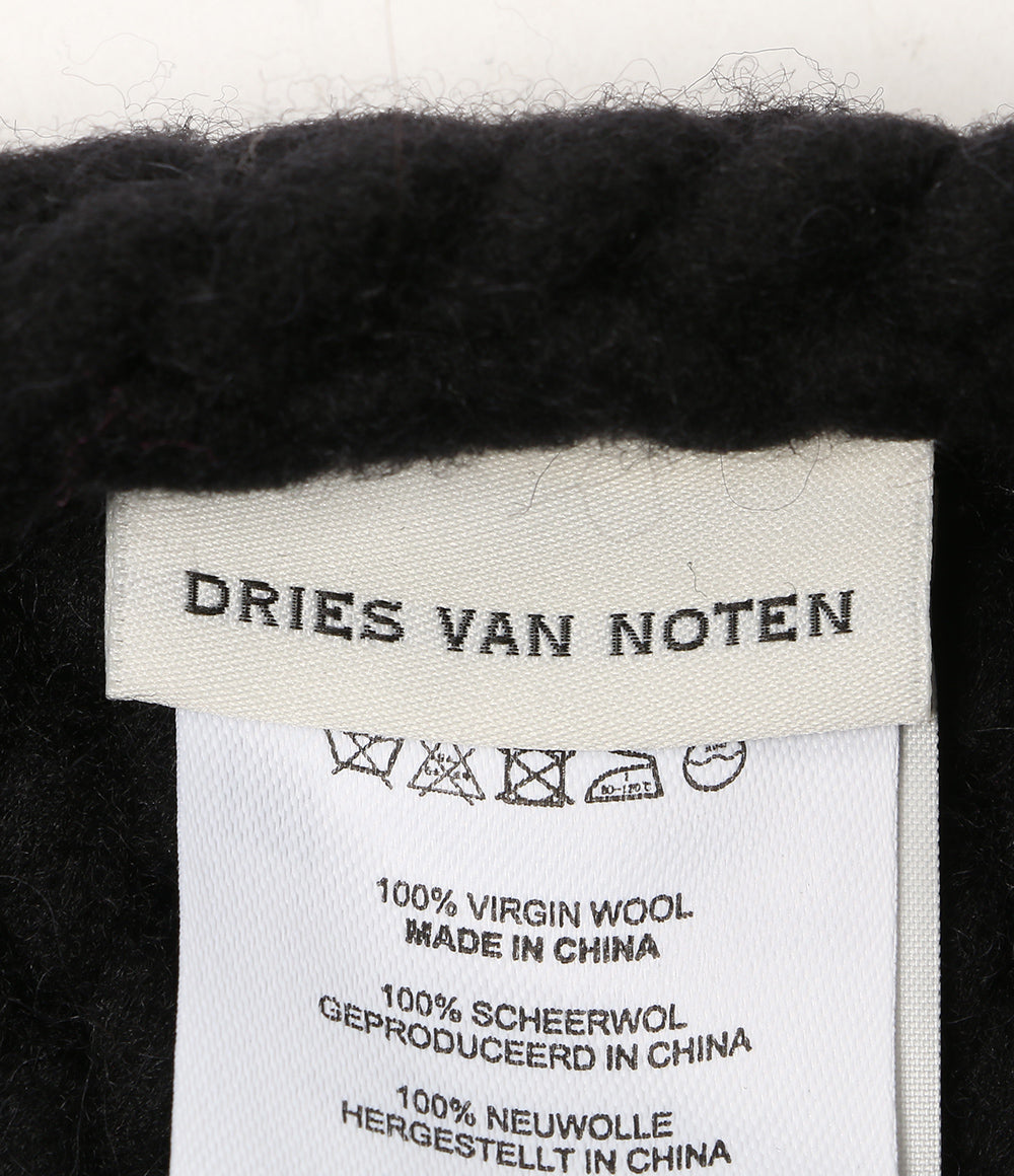 DRIES VAN NOTEN フリンジウールマフラー レディース ドリスヴァンノッテン