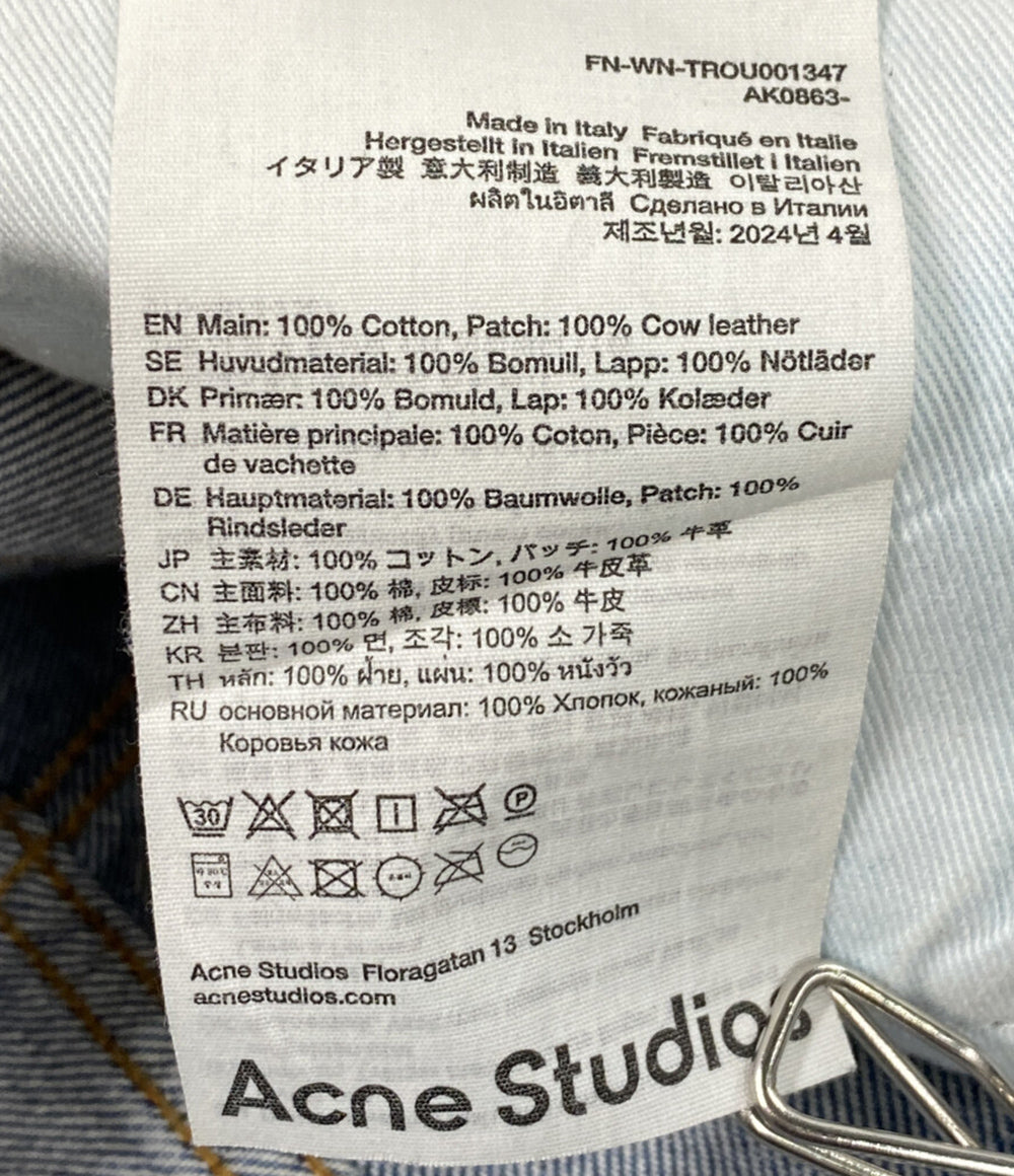 ACNE STUDIOS デニムパンツ LOOSE FIT JEANS 2006F コーティング メンズ SIZE 25×32 アクネストゥディオズ