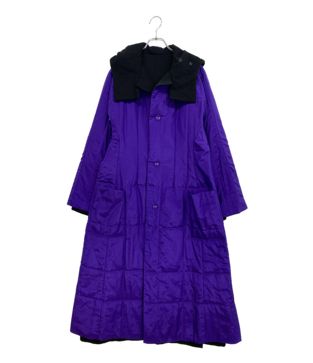 YOHJI YAMAMOTO FEMME コート OVERDYE WOOL VIERA REVERSIBLE COAT 25AW FL-C17-844 レディース SIZE 2 ヨウジヤマモトファム