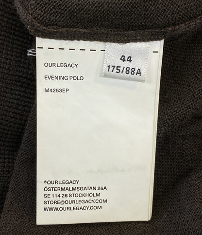 OUR LEGACY カーディガン EVENING POLO 25AW メンズ SIZE 44 アワーレガシー