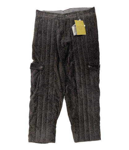 YOHJI YAMAMOTO POUR HOMME パンツ INEN VELVET TAB DETAIL PADDED PANTS 25AW HL-P17-314 メンズ SIZE 2 ヨウジヤマモトプールオム