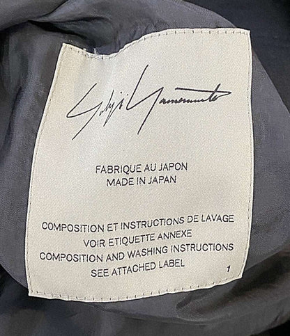 YOHJI YAMAMOTO FEMME コート FLANNEL P SHOULDER BELTED COAT 25AW FL-C03-117 レディース SIZE 1 ヨウジヤマモトファム