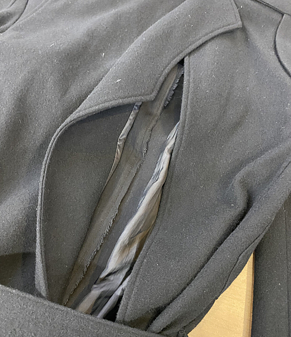 YOHJI YAMAMOTO FEMME コート FLANNEL P SHOULDER BELTED COAT 25AW FL-C03-117 レディース SIZE 1 ヨウジヤマモトファム