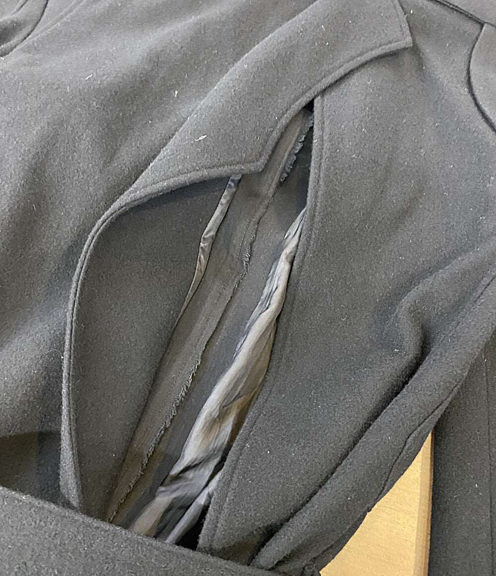 YOHJI YAMAMOTO FEMME コート FLANNEL P SHOULDER BELTED COAT 25AW FL-C03-117 レディース SIZE 1 ヨウジヤマモトファム