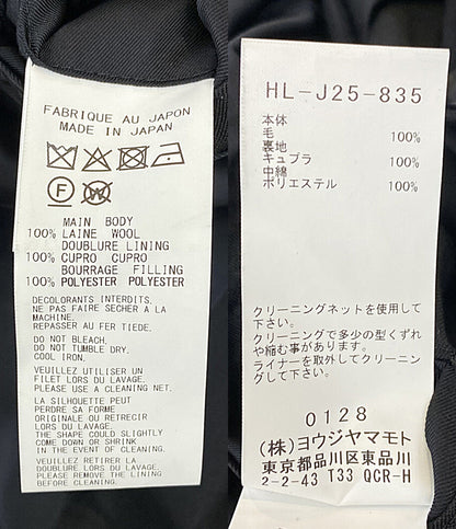 YOHJI YAMAMOTO POUR HOMME テーラードジャケット WOOL GABARDINE REVERSIBLE JACKET 25AW HL-J25-835 メンズ SIZE 4 ヨウジヤマモトプールオム