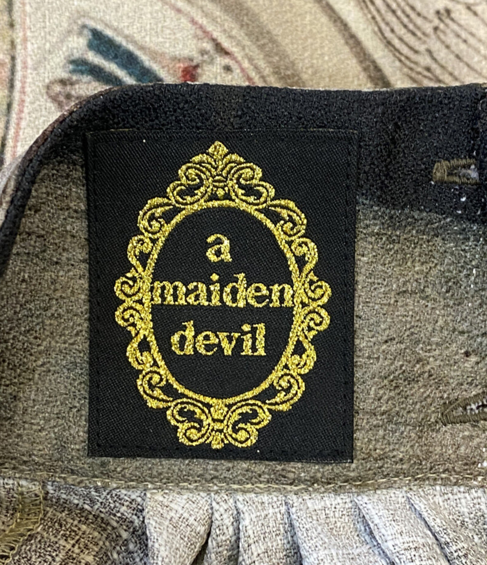 a maiden devil ア メイデン デビル 長袖シャツ hidden musium shirt レディース SIZE -
