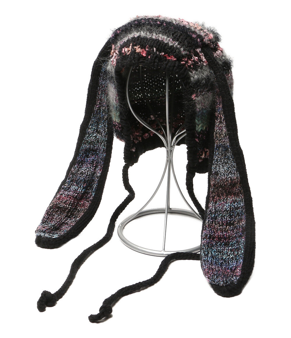 rurumu ルルムウ ニット帽 usa-mimi knit cap rrm23AW-GS02 レディース SIZE FREE