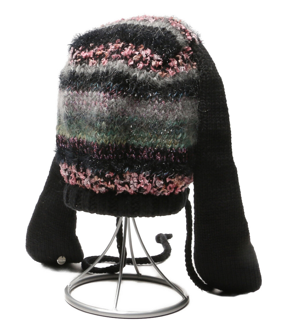 rurumu ルルムウ ニット帽 usa-mimi knit cap rrm23AW-GS02 レディース SIZE FREE