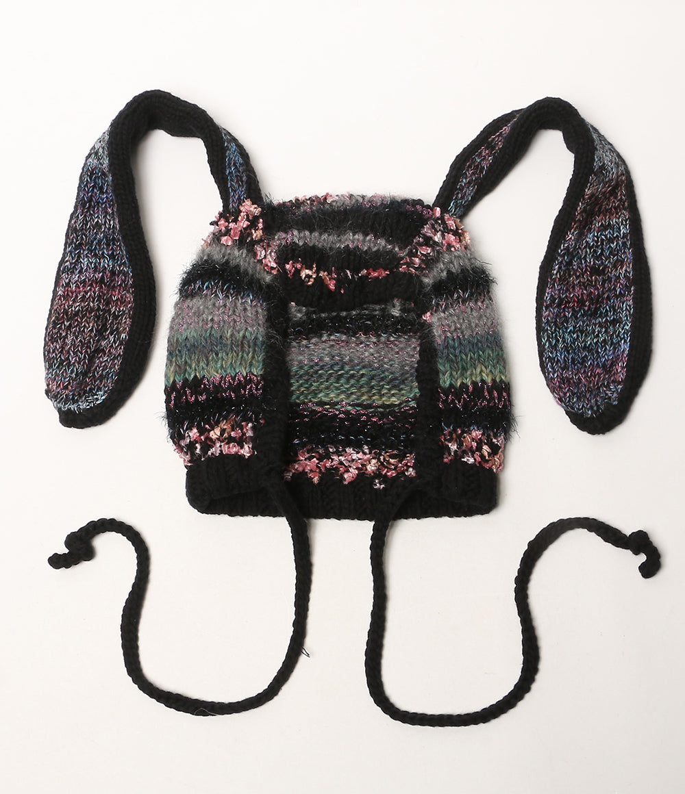 rurumu ルルムウ ニット帽 usa-mimi knit cap rrm23AW-GS02 レディース SIZE FREE