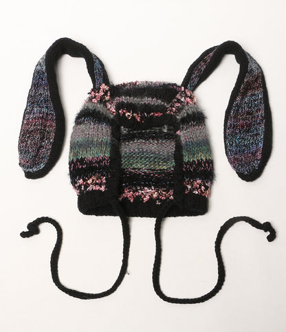 rurumu ルルムウ ニット帽 usa-mimi knit cap rrm23AW-GS02 レディース SIZE FREE