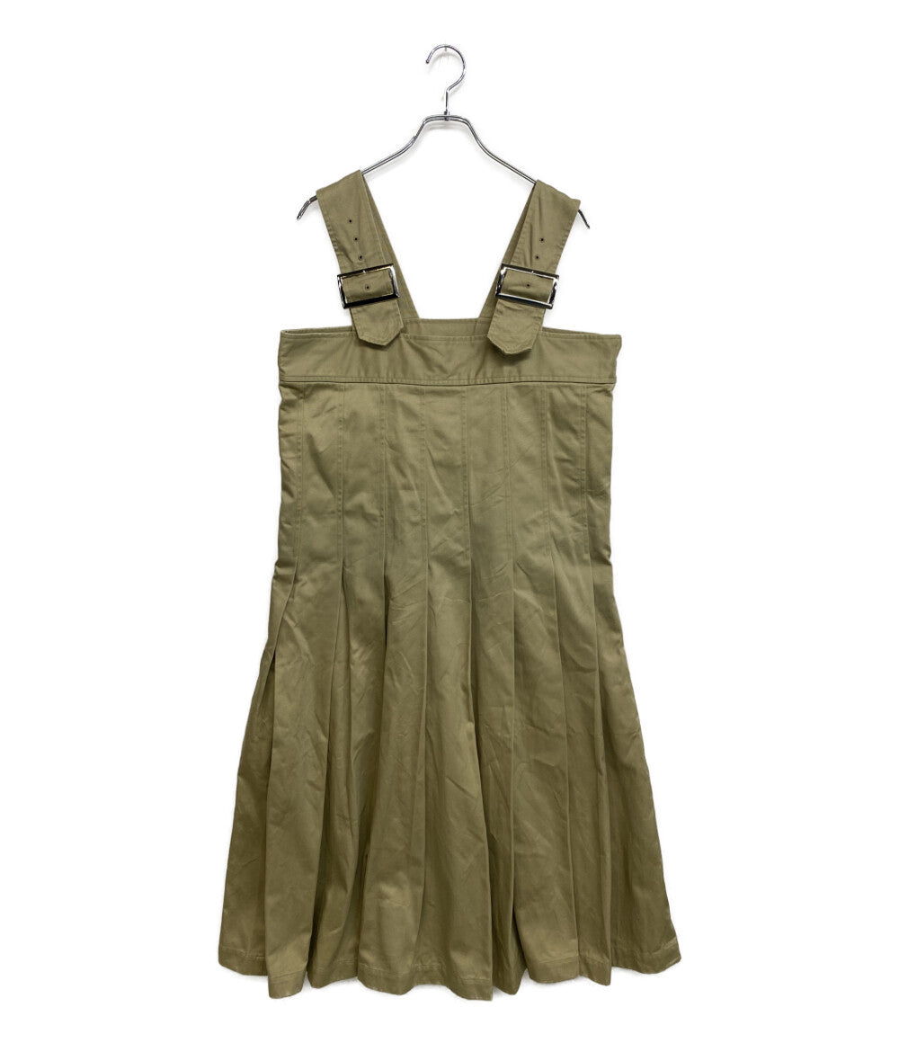 COMME des GARCONS COMME des GARCONS コットンプリーツ吊りワンピース 25SS RO-A006 レディース SIZE M コムデギャルソン コムデギャルソン