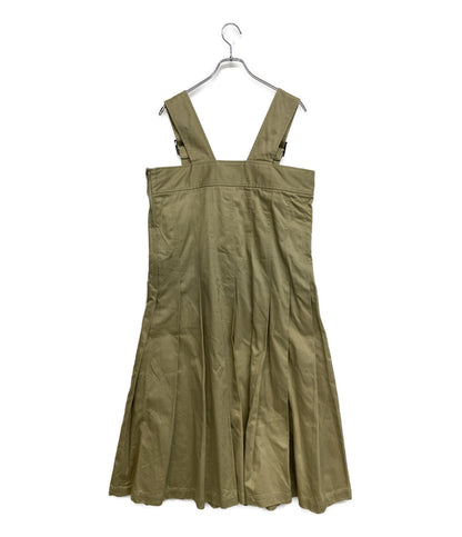 COMME des GARCONS COMME des GARCONS コットンプリーツ吊りワンピース 25SS RO-A006 レディース SIZE M コムデギャルソン コムデギャルソン