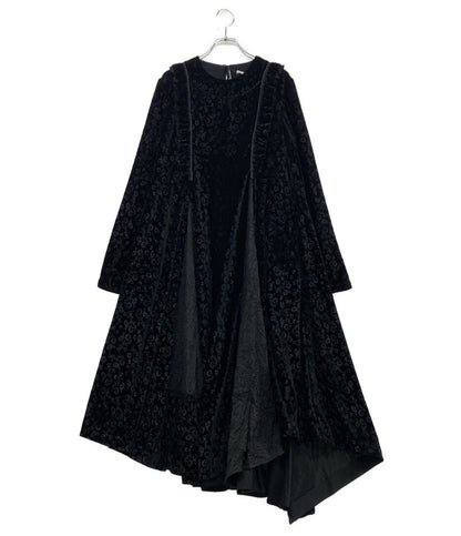 RENLI SU レンリー・スー ベロアフリルワンピース レディース SIZE M