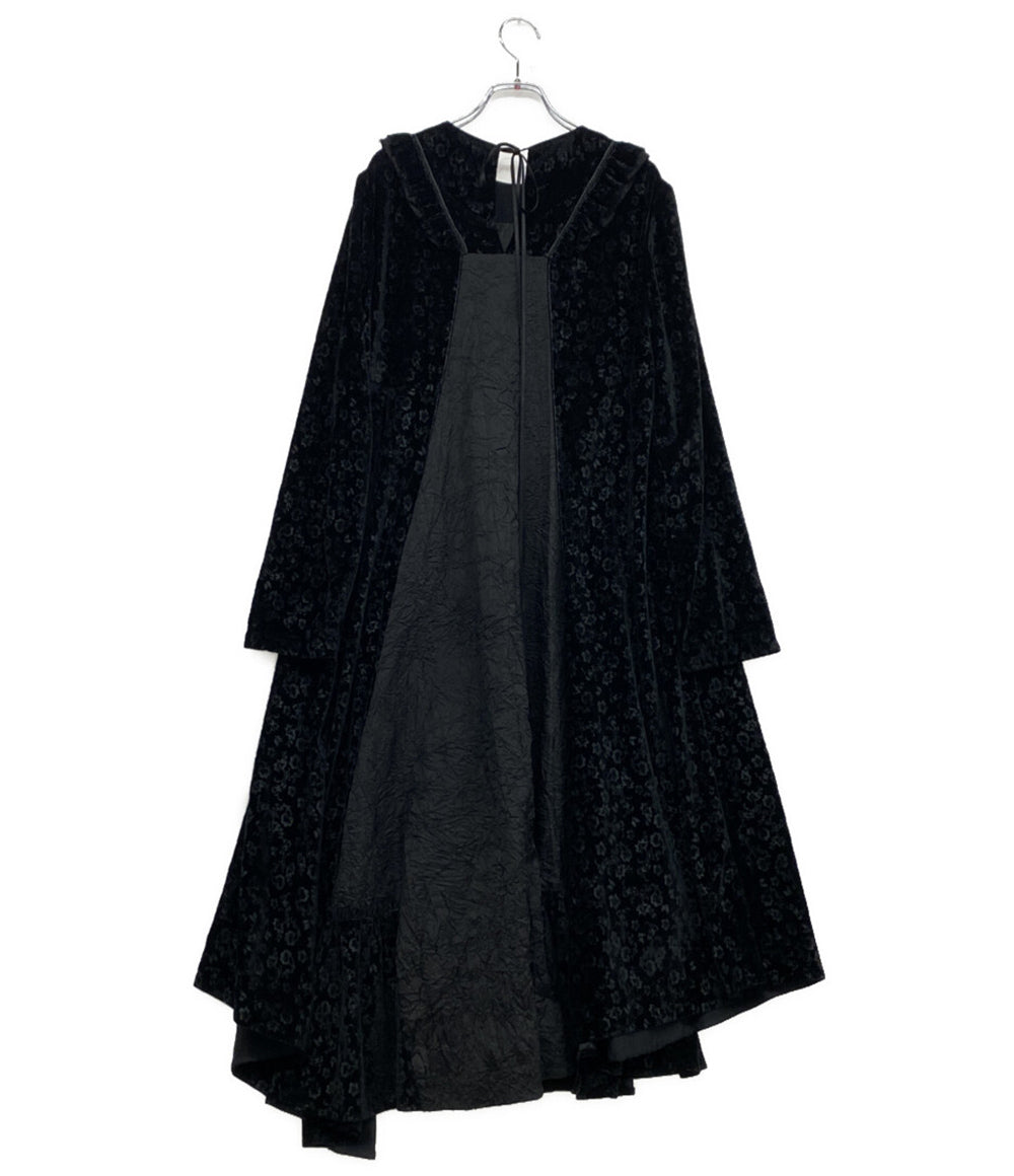 RENLI SU レンリー・スー ベロアフリルワンピース レディース SIZE M