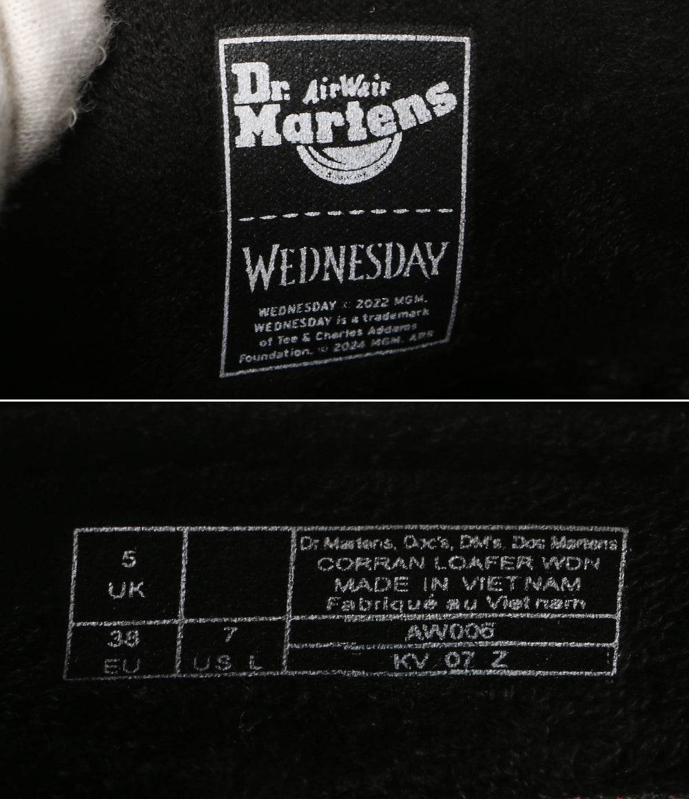 Dr. Martens×Wednesday ウェンズデー ローファー CORRAN レディース SIZE UK 5 ドクターマーチン